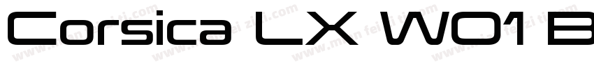 Corsica LX W01 Book Condensed字体转换